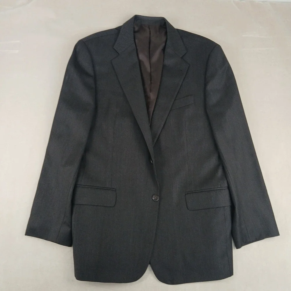 Joseph Abboud Loro Piana 42R Mens Blazer Jacket Super 130s Brown 21x31